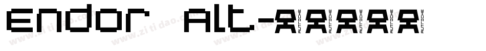 Endor Alt字体转换